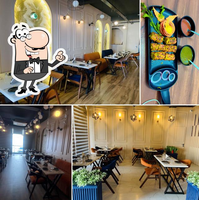 Take a seat at one of the tables at Baba's Restaurant; best restaurant in Tanda; best family restaurant; best non-veg or veg restaurant