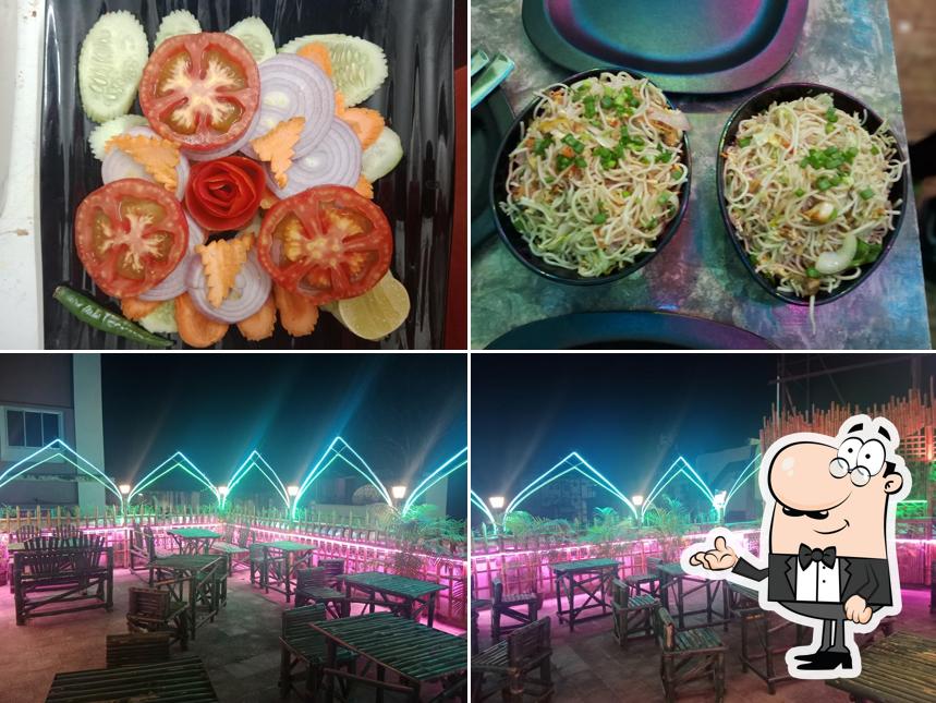 Check out the photo depicting interior and food at Farasdanga Family Restaurant