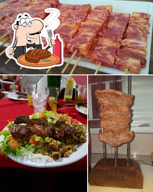 Escolha refeições de carne no Tropeiros GRILL