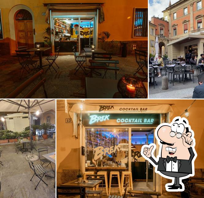 Gli interni di Brek Cocktail Bar