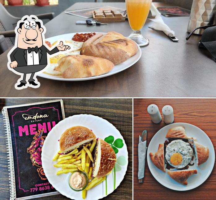 The interior of Emdona eatery