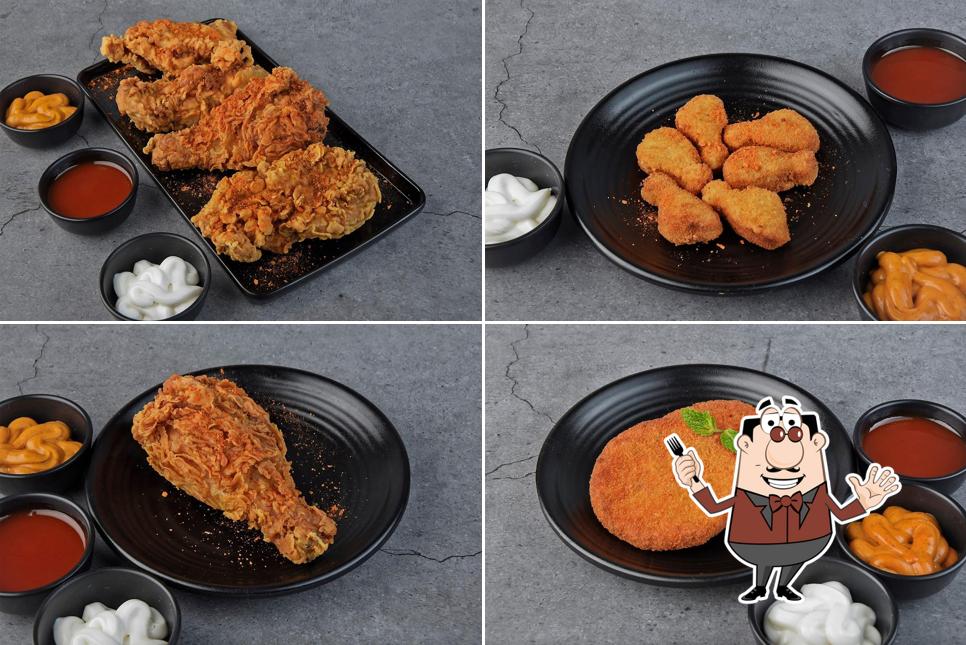 Food at Guwahati Fried Chicken