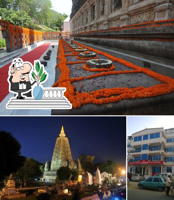 The exterior of होटल हेरिटेज बोधगया