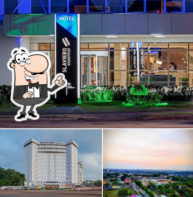 O exterior do Hotel Slaviero Porto Velho