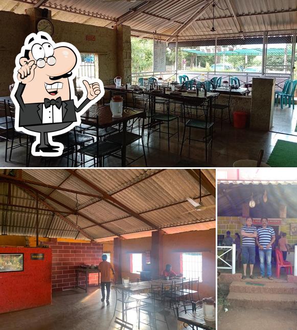 The interior of Hotel shri Sai Garden restaurant and harmony family resort