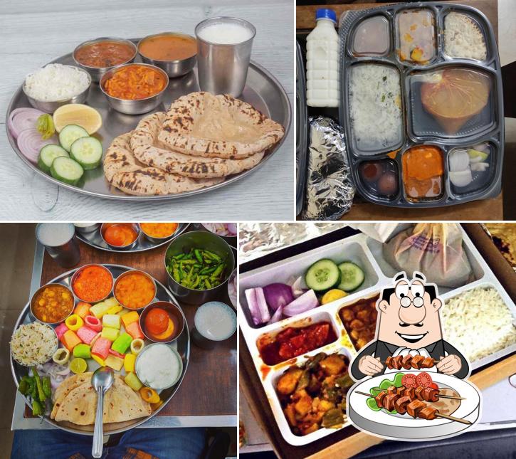 Food at Jay Ambe Thali