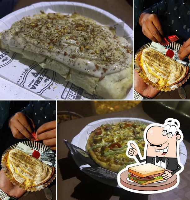 Grilled cheese sandwich at The Pizzeria