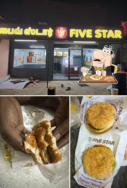 FIVE STAR CHICKEN is distinguished by food and interior