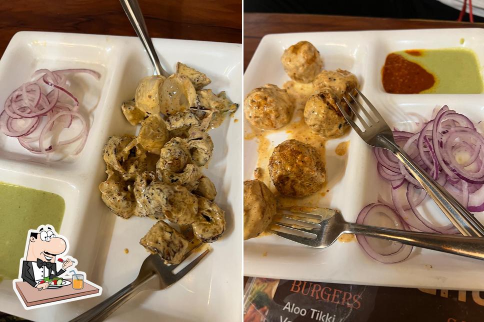 Food at Happy Hours Cafe