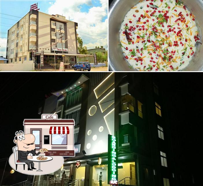 Check out the photo depicting exterior and dessert at Hotel Ambai Grand
