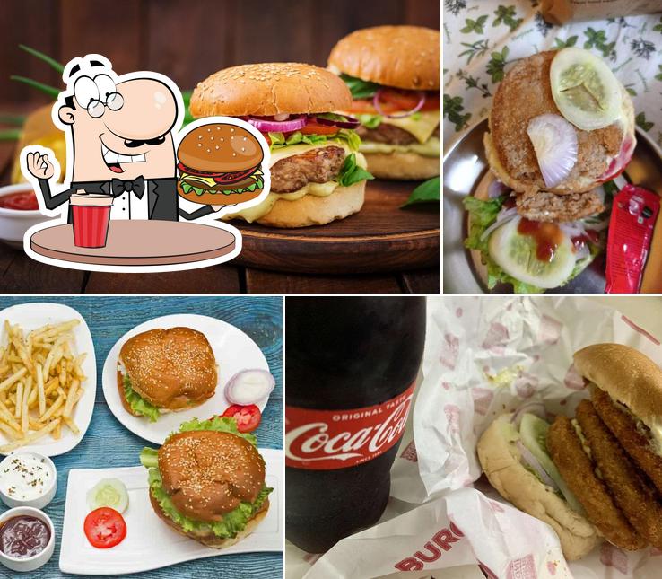 Order a burger at Indiana Burgers