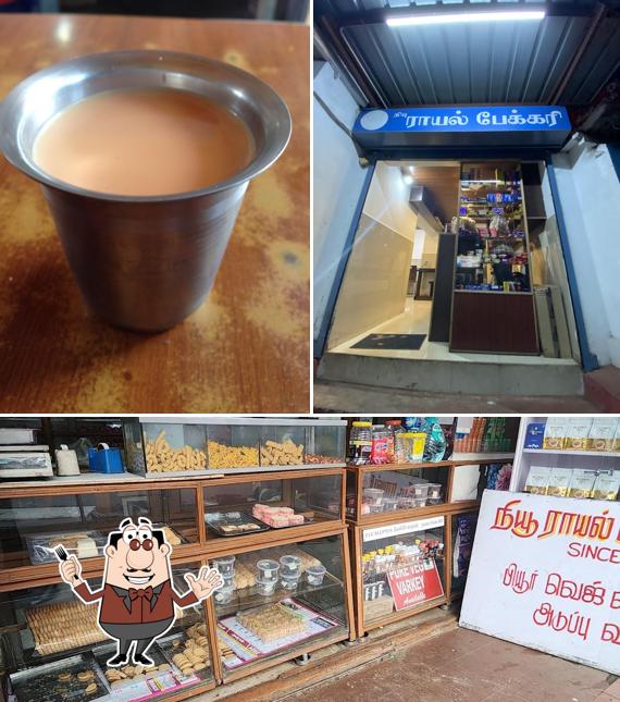 The restaurant's food and beverage