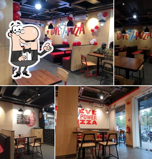 The interior of Pizza Hut Durga Bari Road, Agartala