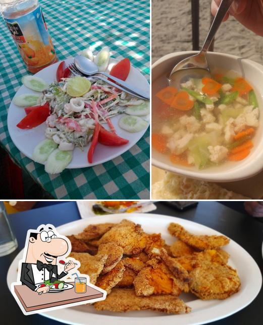 Food at Boom Shack Lounge
