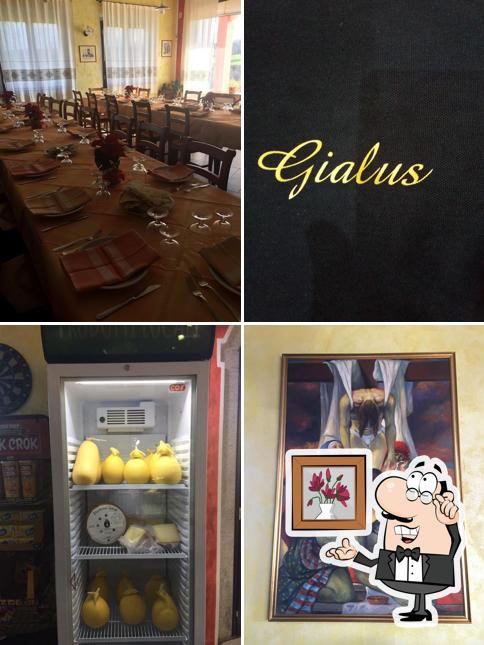 Gli interni di Gialus Bar Ristorante