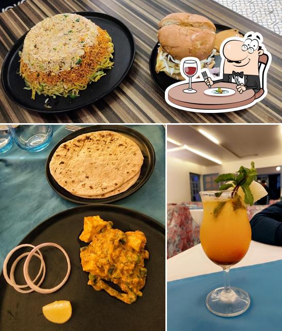 Food at Sapphire Café Bar