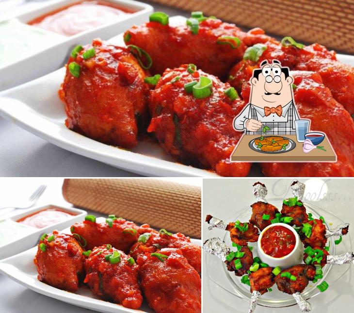 Chicken wings at Bawarchi Kitchen
