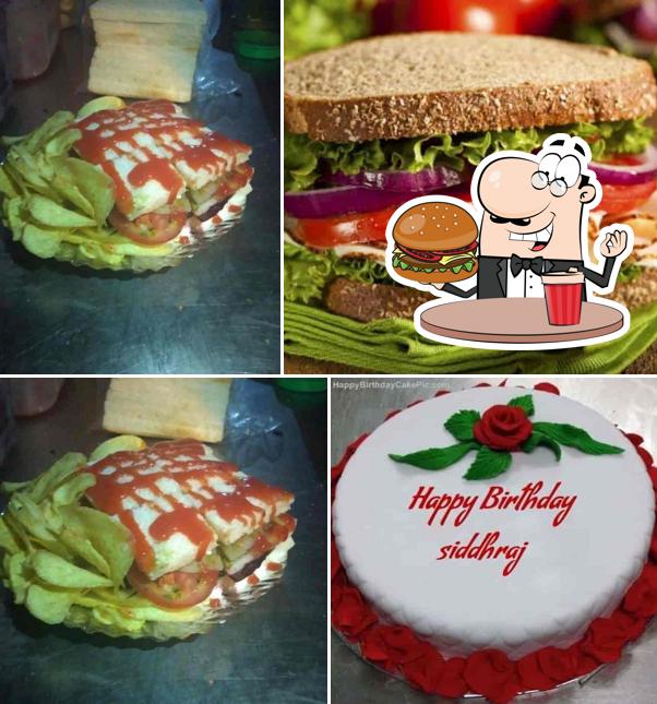 Order a burger at Bombay Sandwich Baroda Dairy