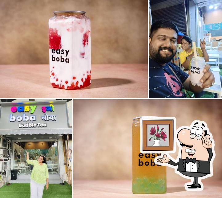 The interior of Easy Boba - CBD Belapur