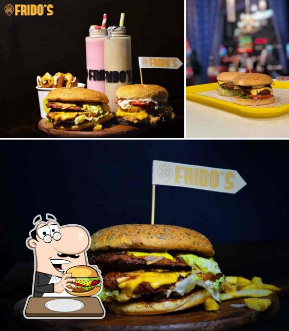 Order a burger at Frido's