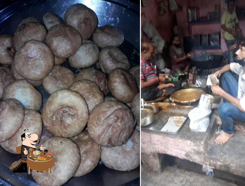 Food at Punnu Puri Only Puri And Samosa