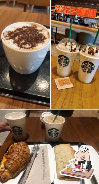 Starbucks serves a range of sweet dishes