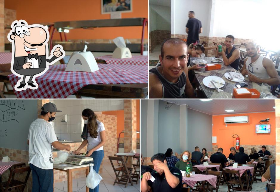 O interior do Restaurante e Churrascaria The Best Barbecue