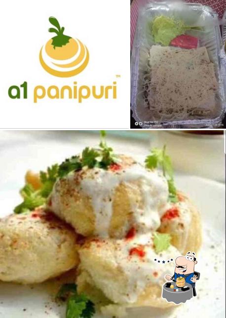 Food at A1 Pani Puri