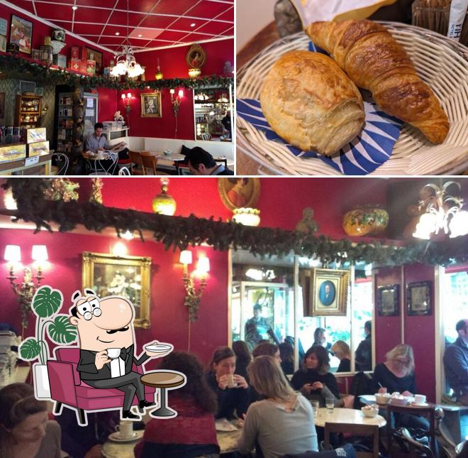 Dai un’occhiata alla immagine che mostra la interni e cibo di Chez Quartier