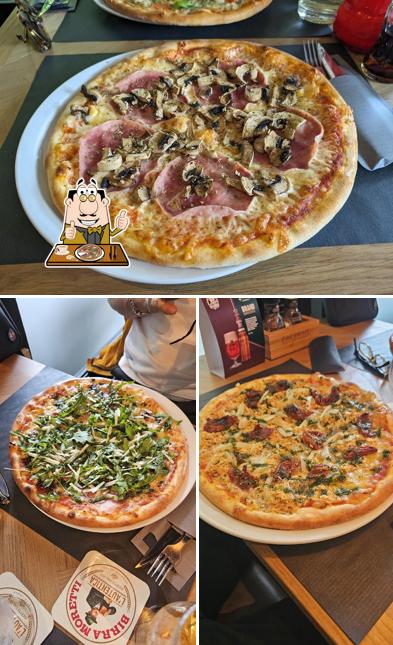 Prenez différents types de pizzas