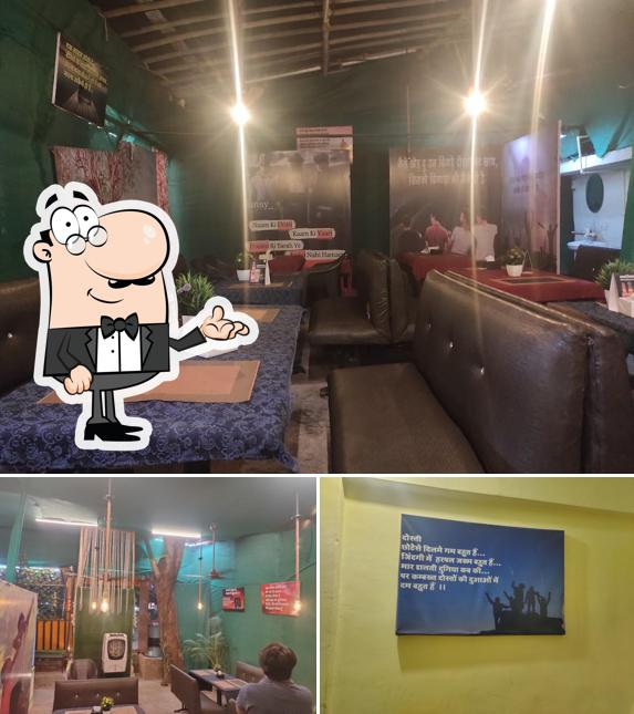 The interior of Dosti Dhaba