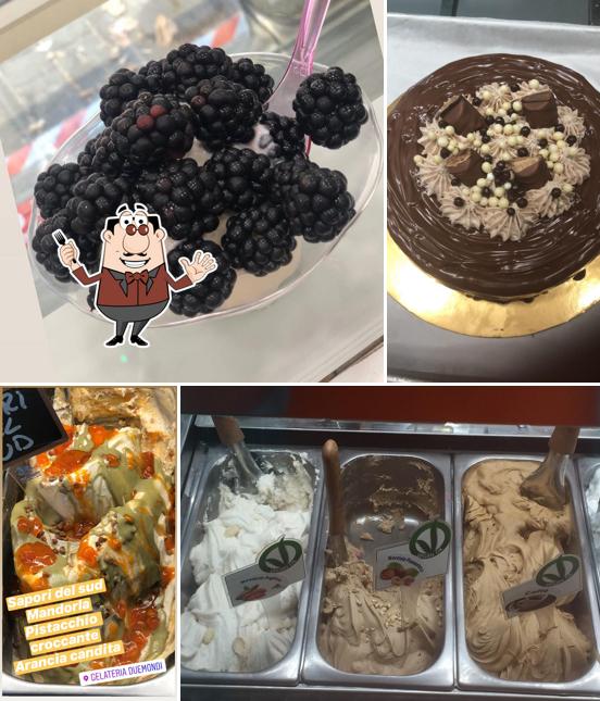 Platti al Gelateria Due Mondi
