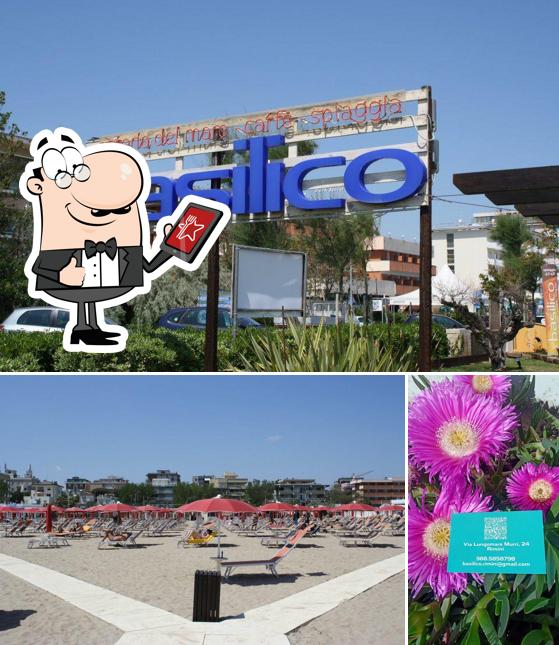 Gli esterni di Basilico Beach Restaurant