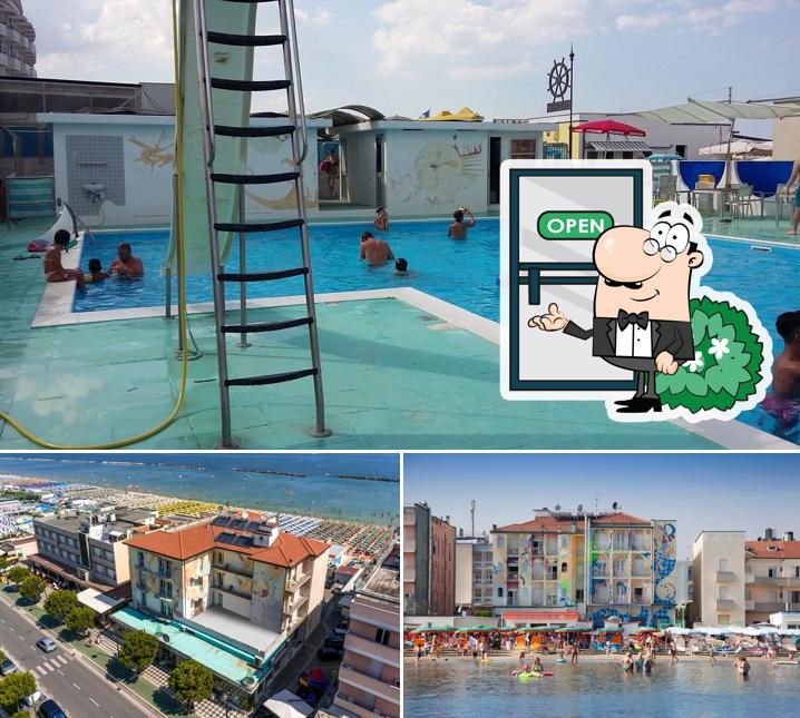 Goditi la vista dagli esterni di Hotel Stella Maris