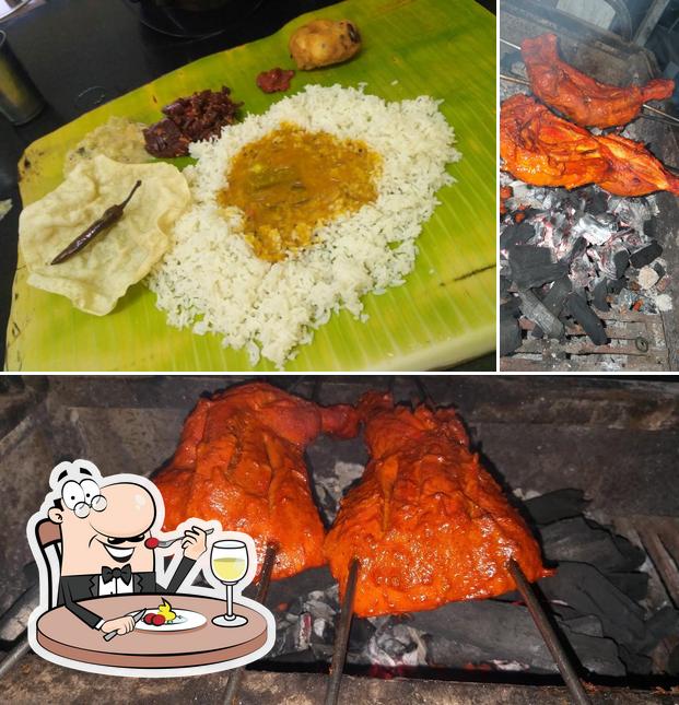Food at Hotel Krishna Mangalam