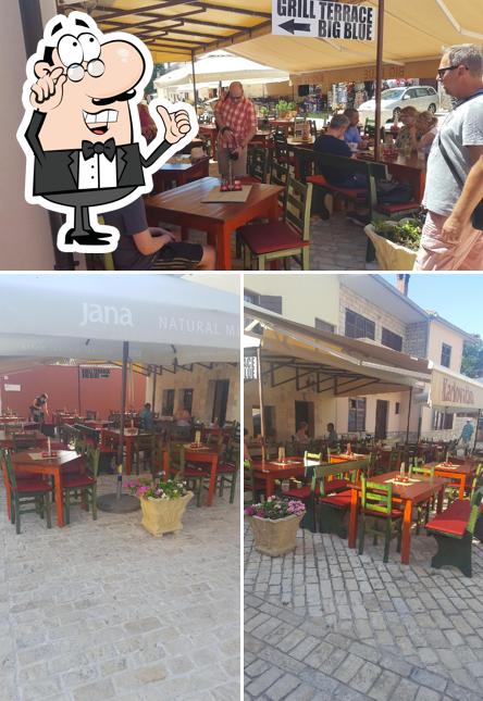 Gli interni di Pizzeria & Spaghetteria Big Blue