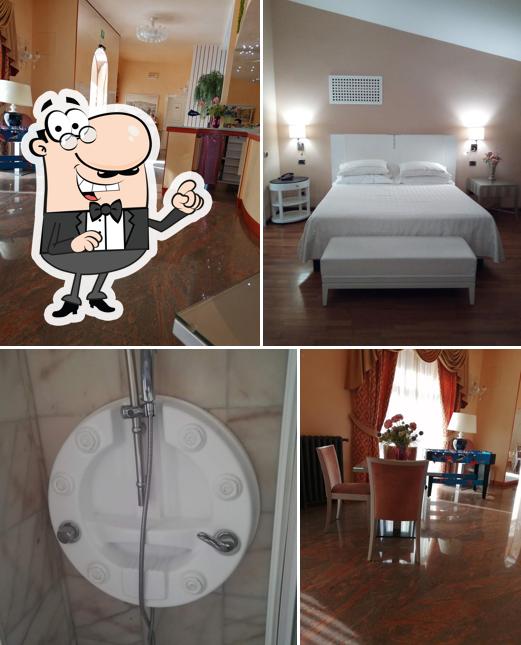 Gli interni di Hotel Sangallo