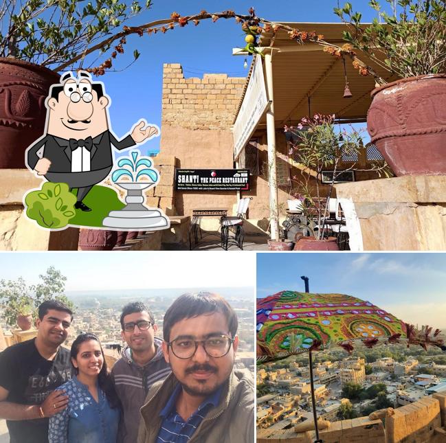 Check out how Shanti the peace restaurant looks outside