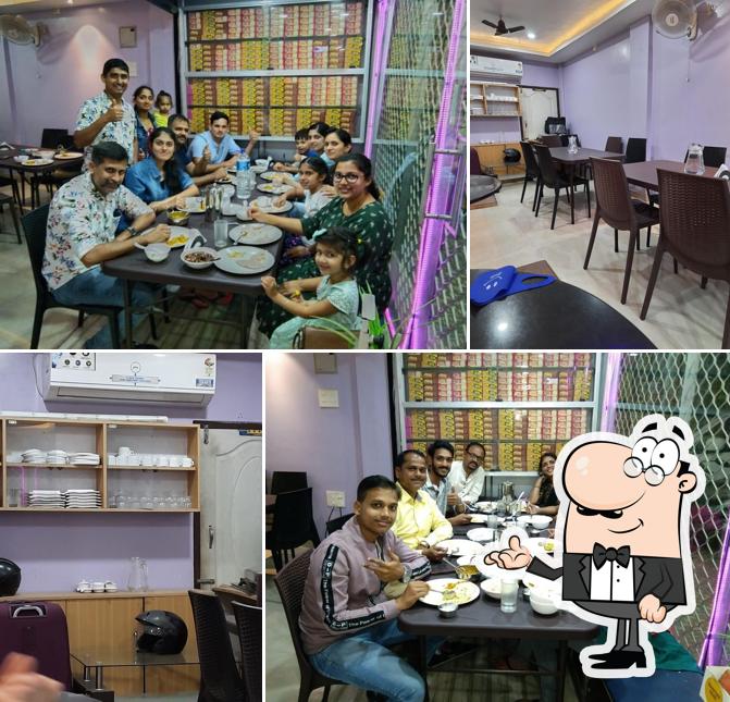 The interior of Spicy Dhaba multi cuisine restaurant