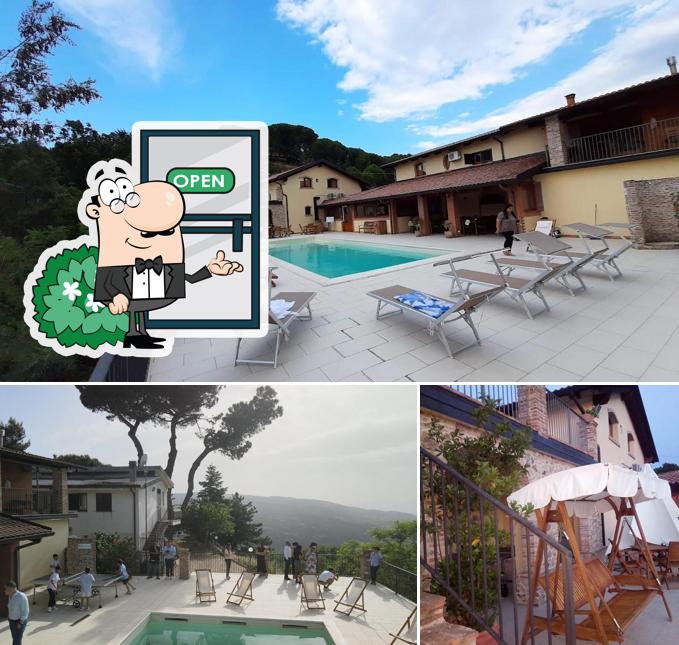 Goditi la vista dall'area esterna di Agriturismo "La Pigna"