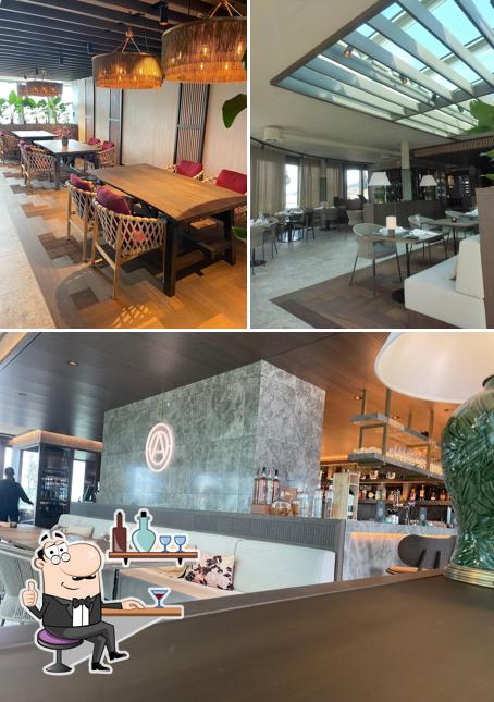 Gli interni di ATTICA Restaurant