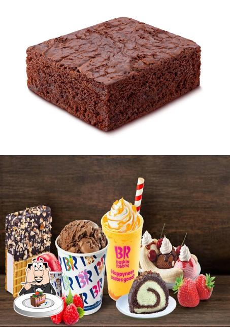 Chocolate cake at Baskin Robbins