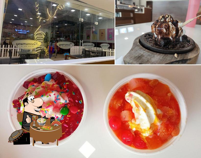 The image of Boomerang Ice Cream’s food and interior