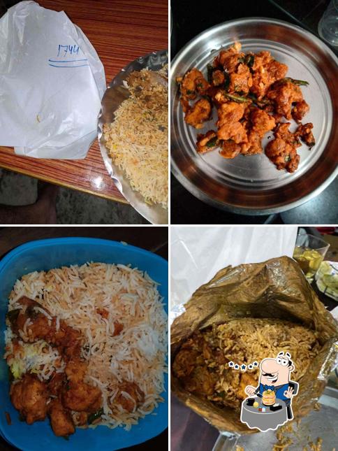 Meals at Hyderabadi biryani