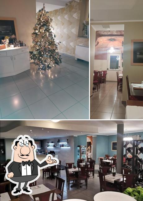 Gli interni di Pizzeria La Cantinella