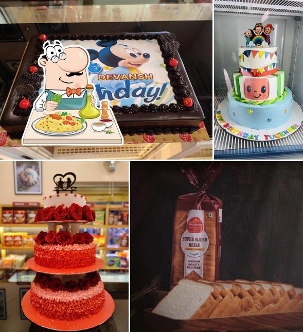 Food at New Poona Bakery