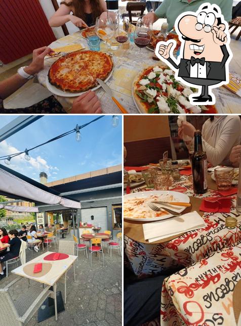 Gli interni di Pizza West