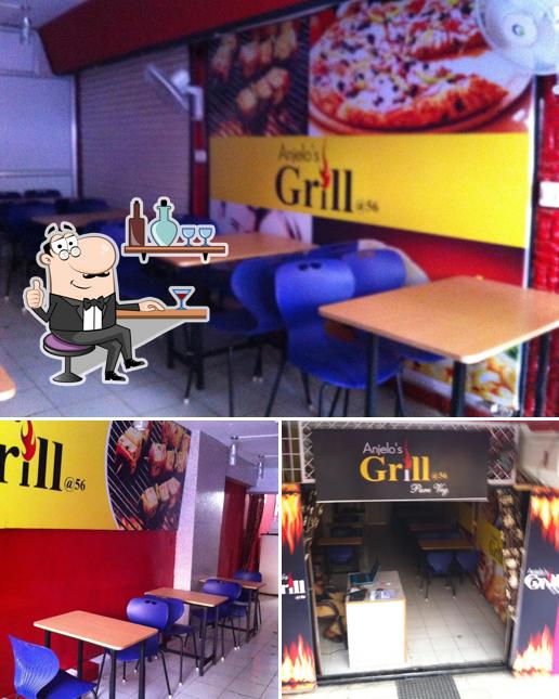 The interior of Anjelo's Grill @ 56