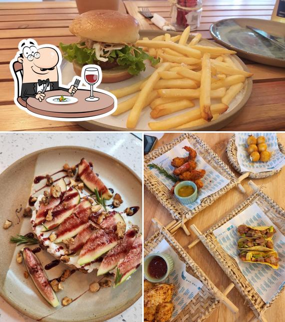 Comida em Georgia surf village