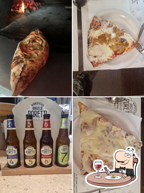 Platti al Pizzeria del sole